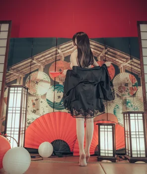 Mixian Sama (过期米线线喵) - 和风浴衣 (16)