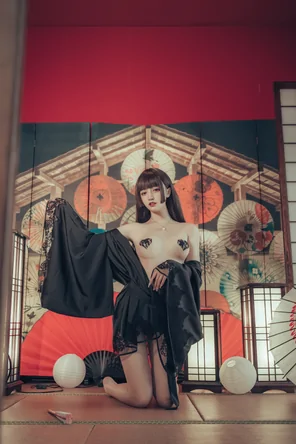 Mixian Sama (过期米线线喵) - 和风浴衣 (9)
