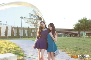 amateur pic Julia De Lucía & Lucía Nieto - Two Lucias In Town