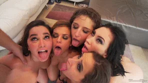 amateur pic 5 Girls 1 Cumshot