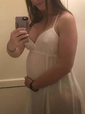 Pregnant but still a tease