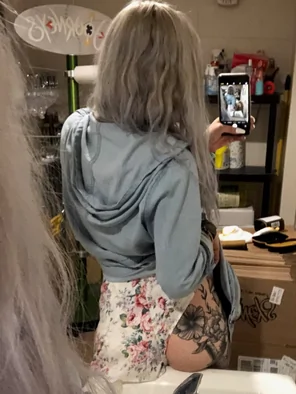 I made a deal with a customer, if he bought some shoes, I'd let him grope me! I've never made a sale so quickly! [F] [25]