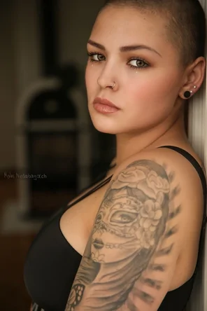 Hair Tattoo Face Shoulder Skin Beauty 