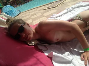 Boobs out at the pool [f]24