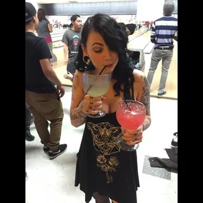 Two drinks.