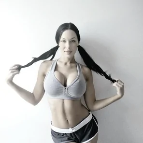 poking out