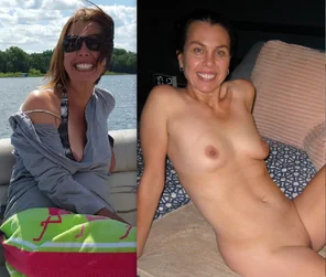 amateur pic Before After Dressed Un 48