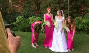 amateur pic Bride & bridesmaids gone wild 