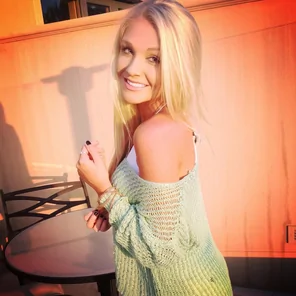 Smiling blonde