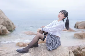 KimemeOwO (木绵绵OwO) No. 10 - 海边JK (26)