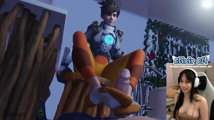 Tracer Knows Your Secret Footjob
