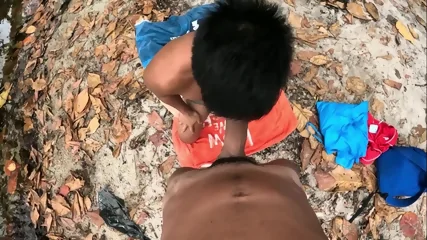 Marreta Fucks Asian Tourist In Public Park