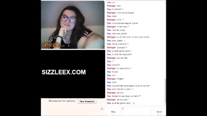 Omegle 18yo French Teen Shows Nice Young Tits