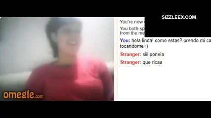 Omegle Spanish Girl Sucking Cock