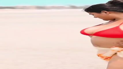 Megha-Das-Ghosh Red Bra