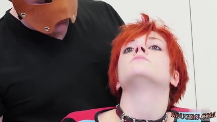 Extreme Anal Strapon First Time Cummie, The Painal Cum Cat