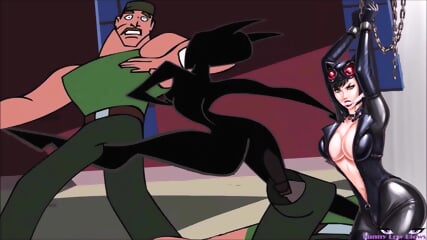 Gotham Girls CATWOMAN BALLBUSTING 2 Nutshots Kick In The Balls Zatanna