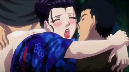 Hentai Aunt Fucks Tons Of Guys In Forest