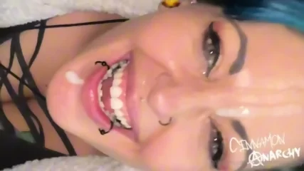 Cinnamonanarchy Facial Cum Dump PPV Leak