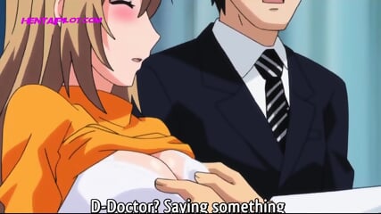 Perv Doctor Plays With Huge Boobs Of His MILF Patient Right In Front Of Her Husband - Uncensored Hentai