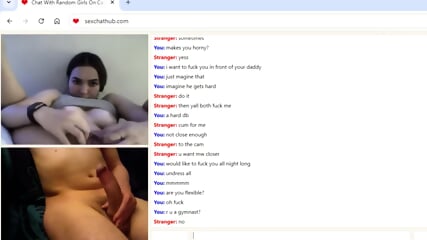 Petite Omegle Teen Cum For Me