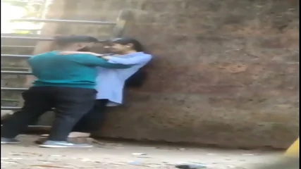 College Lovers Outdoor Romance Secretly Captured
