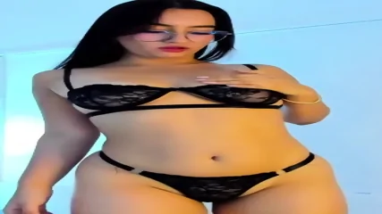 Hot Secretary Starts Touching Herself After Finishing A Video Call With Her Boss