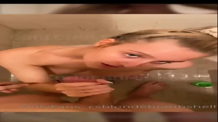 Csblondebombshell Nude Shower