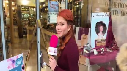 Elegant Dress And Messy Makeup Cumwalk