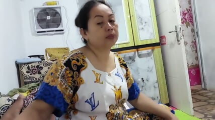 OLD MOTHER AND YOUNG INDONESIAN