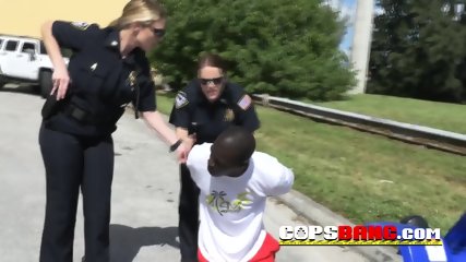 Black Guy Enjoys Fucking Some Fat White Officers Asses