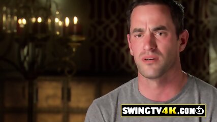 Swinger Cutie Is Shaking Her Ass To A Horny Group Of Strangers.