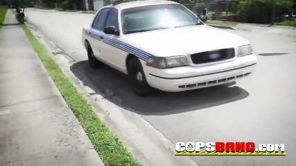 Public Hardcore Bang With Two Slutty MILF Cops And A BBC Suspect.