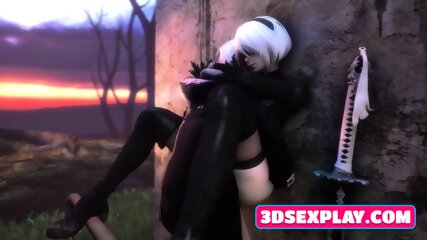 Animation Characters With Hairy Pussies Gets A Huge Long Dick