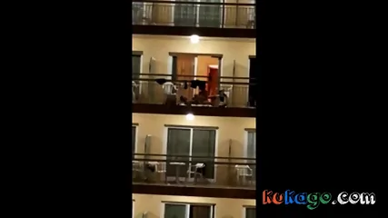 Public Sex On The Balcony