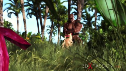 Hot Sex In Jungle! Big Black Cock Rams College Girl