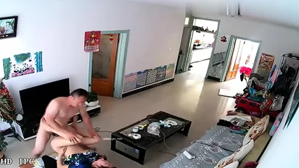 Middle-aged Couple Yellow Dog Peeing Sex