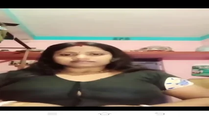 Desi Village Mom Big Boob Milk Tank Show