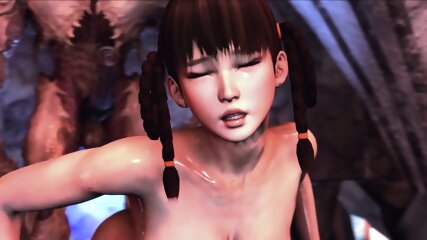 Teen Anal Wants To Feel A Huge Unusual Dick - 3D Cartoon Hardcore Anal Sex With Monster